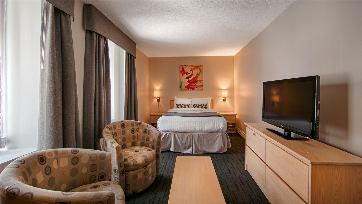 Hotel Albert Par G5 Rouyn Bagian luar foto